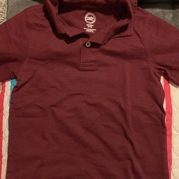 Garanimals Size 5T black pants. Elastic waist Shirt Size XS/XCH (4-5) Burgundy - Picture 6 of 10